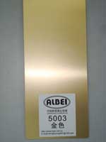 5003 Gold anodized aluminum coil/sheet