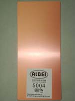 5004 Copper anodized aluminum coil/sheet