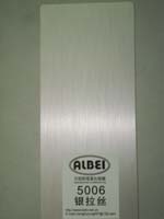 5006 Silver Brush anodized aluminum coil/sheet