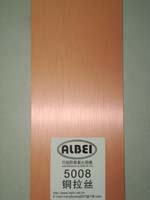 5008 Copper Brush anodized aluminum coil/sheet