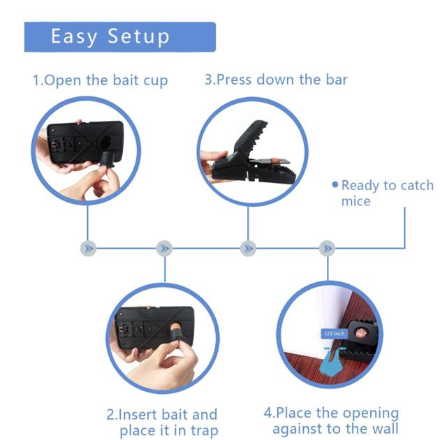 Reusable Plastic Pest Rodent Control Quick