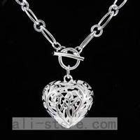 New silver pendant necklace Heart N021