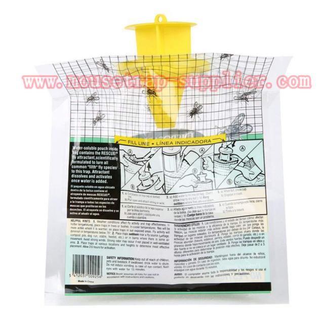 Disposable Plastic Hanging Fly Trap Bag