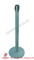 Retractable crowd control barriers