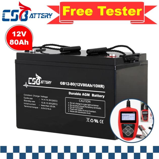 Csbattery 12V100ah Solar Storage AGM Battery