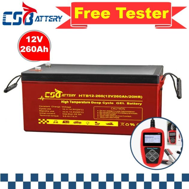 Csbattery 12V200ah Solar Storage Gel Battery