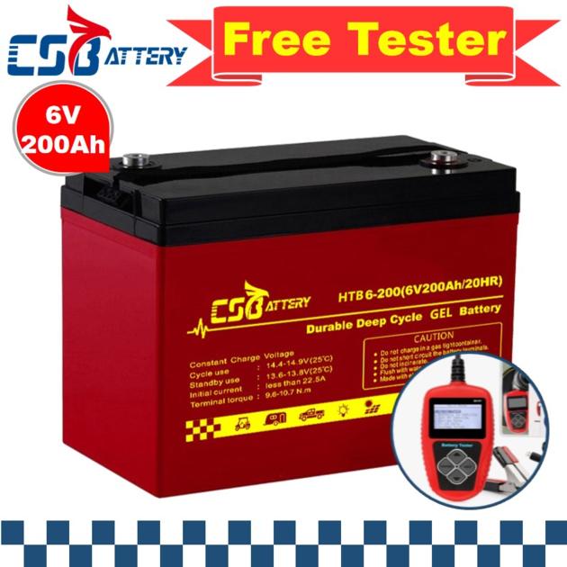 Csbattery 6V420ah Solar Storage Gel Battery