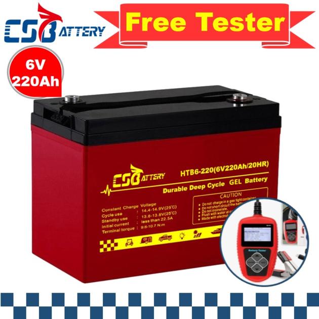 Csbattery 6V420ah Solar Storage Gel Battery