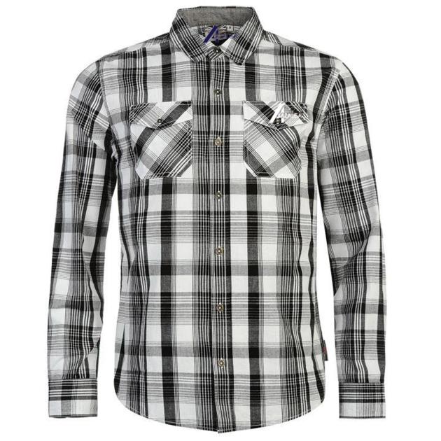 Long Sleeve Check Shirt Mens