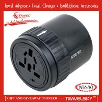 Elegant apperance travel adapter for gift promotion