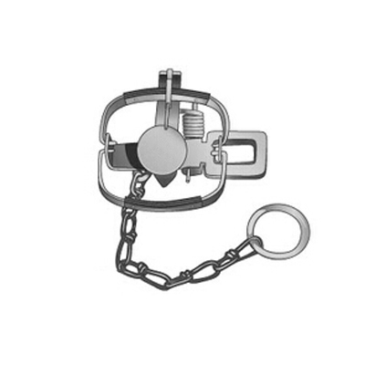 Outdoor Metal Coil Spring Animal Trap