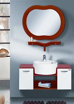 solid wood bathroom cabinet S-15