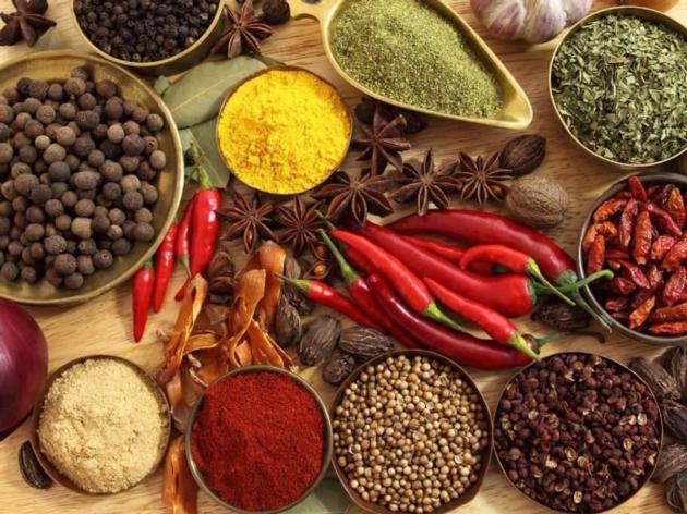 Spices, Garlic, Ginger, Onion, Black Pepper,Cumin Seeds