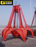 Four ropes orange peel grab