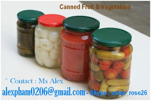 Canned Ghekin / Pickled Cucumber/ Baby Dill/ Canned Tomato/ Canned Mushroom 