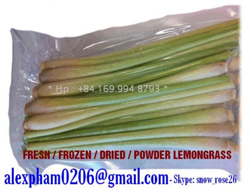 Fresh Frozen Lemongrass / Citronella/  Lemongrass Slices 