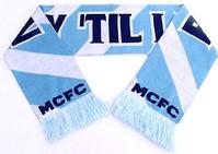 jacquard knitted sport fan scarf