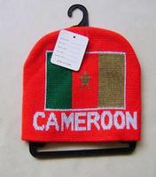 jacquard knitted football hat