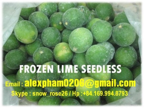 Fresh Frozen Lime Seedless Kaffir Lime