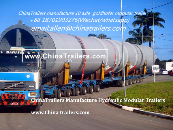 goldhofer modular trailer