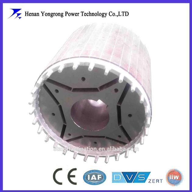 OEM IE3 high efficiency permanent magnet motor stamping rotor lamianted core
