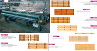 Bamboo mat weaving machine, bamboo curtain weaving machine, bamboo blind weaving machine,