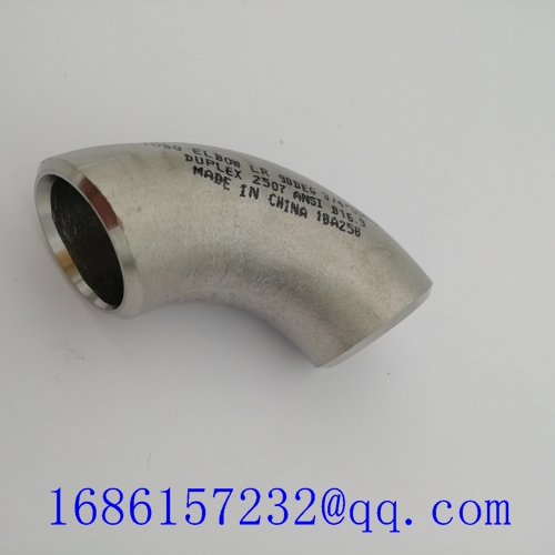 Butt weld fittings Duplex Stainless Steel 3/4'' SCH40 90 Deg Elbow SR ASTM A815 UNS S31803  ASME B16