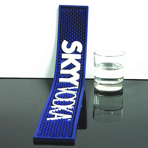2017 new promotional personlized logo bar mat,beer barmats