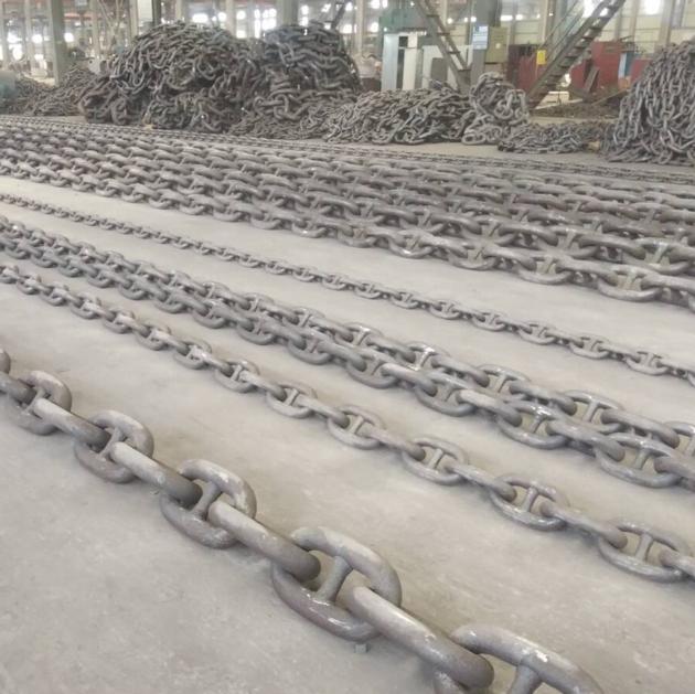 Welded Large Pitch Stud Anchor Chain