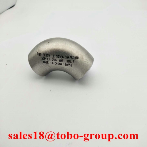 ELBOW LR 90DEG 3]4'' SCH10 DUPLEX 2507 ANSI B16.9