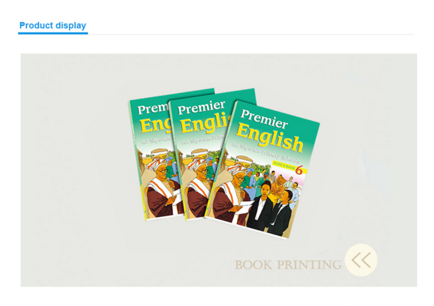 School supply Text book printing service in china big company
