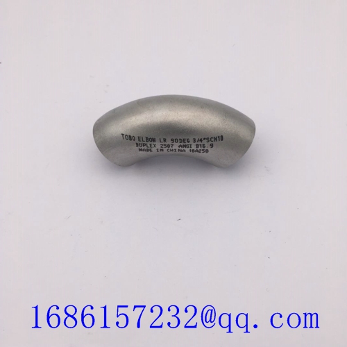 Butt weld fittings Duplex Stainless Steel 3/4'' SCH10 90 Deg Elbow LR ASTM A815 UNS S39724  ASME B16