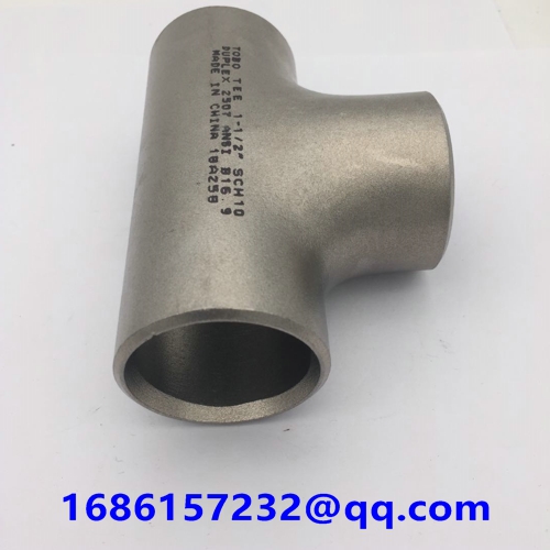 Butt weld fittings, Duplex Stainless Steel 1-1/2'' sch10 Butt-welding Equal Tee ASTM A815 UNS S32760