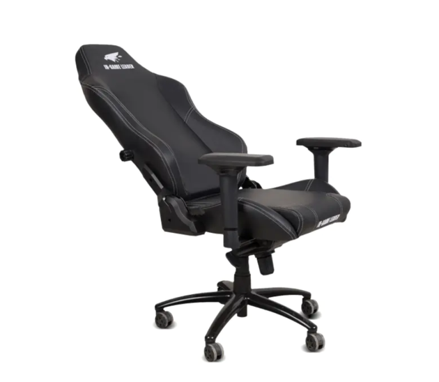 black gaming chair