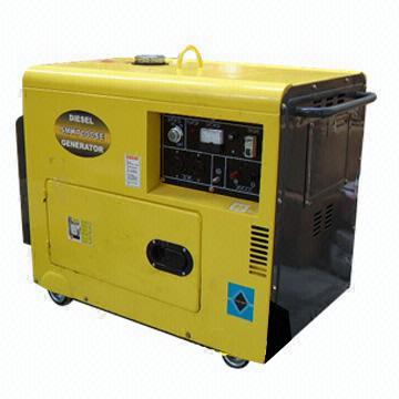 Silent Diesel Generator with Weather Canopy and Low Noise (5GF-LDE)
