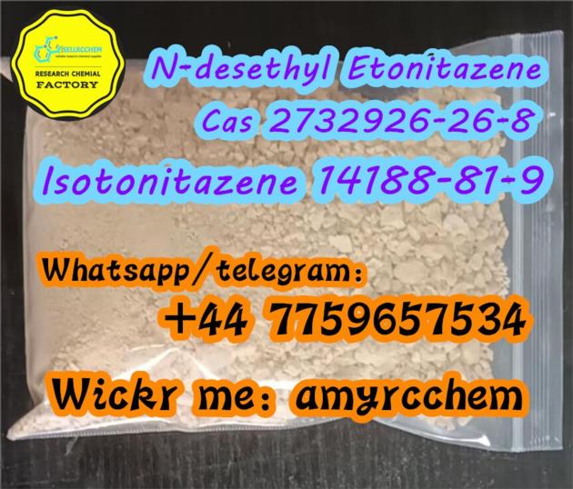 Strong opio ids Ndesethyl Etonitazene Cas 2732926-26-8 buy Isotonitazene cas 14188-81-9 supplier
