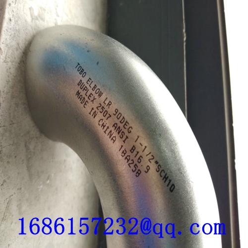 Butt weld fittings Duplex Stainless Steel 1-1/2'' sch10 90 Deg Elbow LR ASTM A815 UNS S31803  ASME B