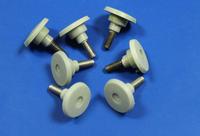 Nylon 66, PA 66 + Glassfiber Plastic Fastener Noppen, Rivet, Screw, Bolt, Button Thread Injection