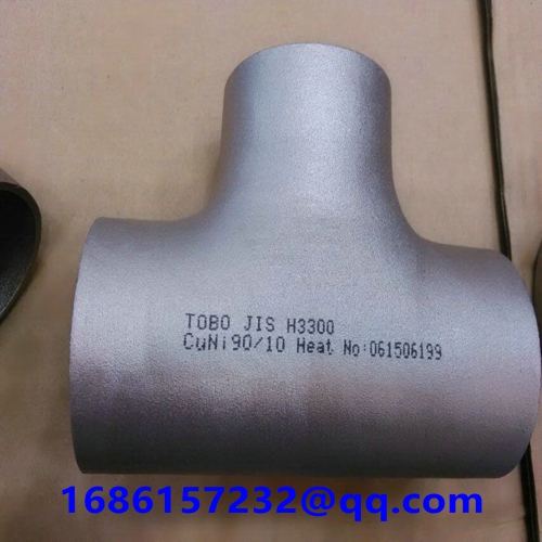 Pipe Fittings CUNI TEE ASTM B466 UNS CUNI9010 6 "Schedule 40 ASME B16.9