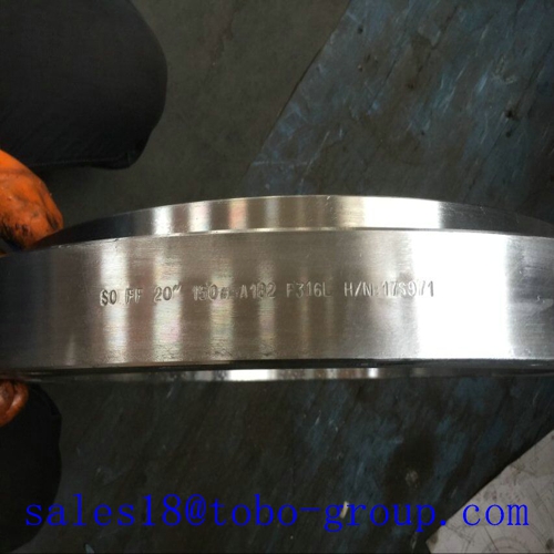 flange  SO FF 20" 150# A182 F316L H/N 17S9/1
