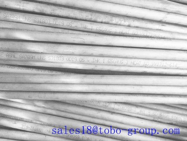 TOBO SAMLS TUBE ASME SA789M UNS S31803 0019 05*THK 1.65(AVG)