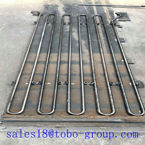 Hot bend U Pipe U shaped bend seamless steel pipe black painted