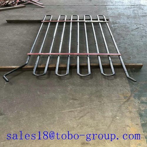 Hot bend U Pipe U shaped bend seamless steel pipe black painted