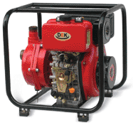 DEK brand gasoline fire pump