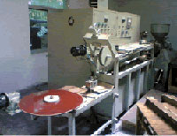 Magnetic strip extruder