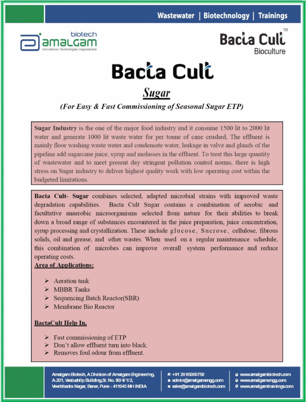 BACTA CULT Sugar