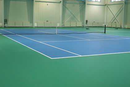 Tennis sports floor