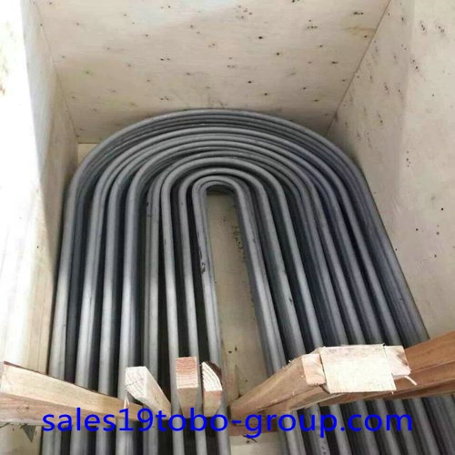 Hot bend U Pipe U shaped bend seamless steel pipe black painted ASTM TP316