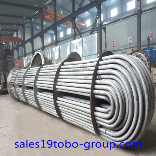 Hot bend U Pipe U shaped bend seamless steel pipe black painted ASTM TP405