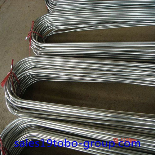Hot bend U Pipe U shaped bend seamless steel pipe black painted ASTM TP405